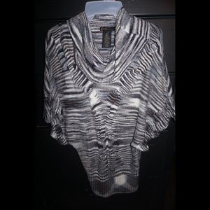 Oversized neck sweater